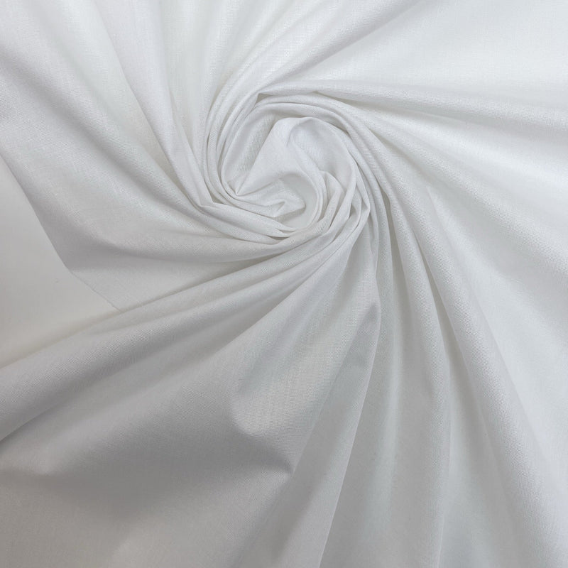 Polyamide Cotton Weft Stretch Interlining White Shades