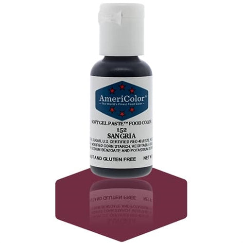 Sangria Soft Gel Paste Food Color - AmeriColor 152