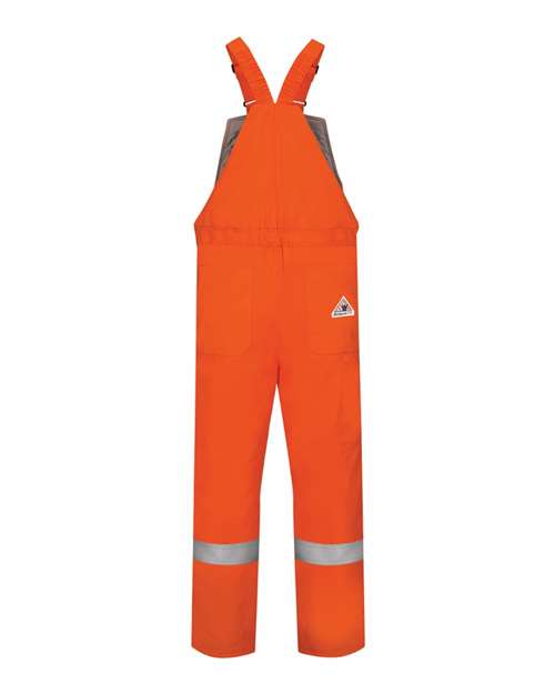 Deluxe Insulated Bib Overall with Reflective Trim - EXCEL FR® ComforTouch - Tall Sizes