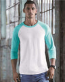 Premium Blend Ringspun Three-Quarter Sleeve Raglan Baseball T-Shirt