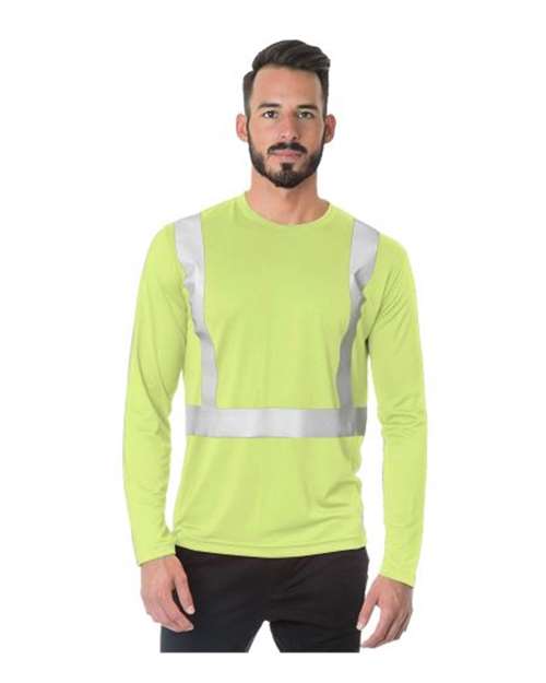 USA-Made Hi-Visibility Long Sleeve Performance T-Shirt