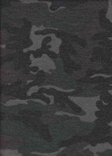 Camouflage Stretch French Terry Knit Fabric