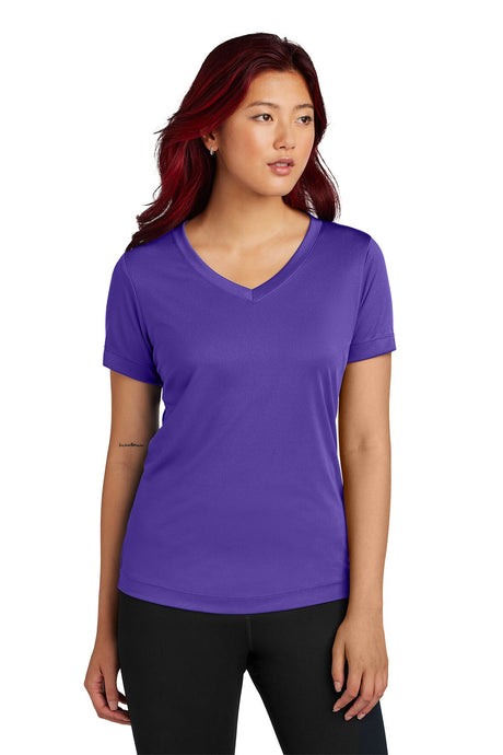 Sport-Tek® Ladies Posi Charge V-Neck Short SleeveTee