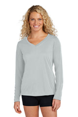 Sport-Tek® Women's Long Sleeve PosiCharge Competitor V-Neck Tee