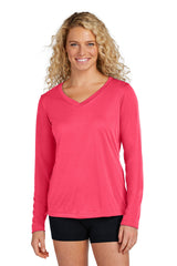 Sport-Tek® Women's Long Sleeve PosiCharge Competitor V-Neck Tee
