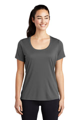 Sport-Tek®- Ladies Scoop Neck Short Sleeve Tee