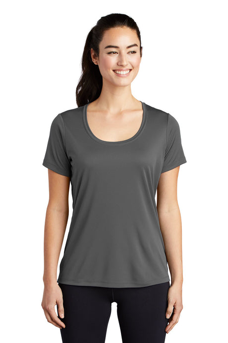 Sport-Tek®- Ladies Scoop Neck Short Sleeve Tee