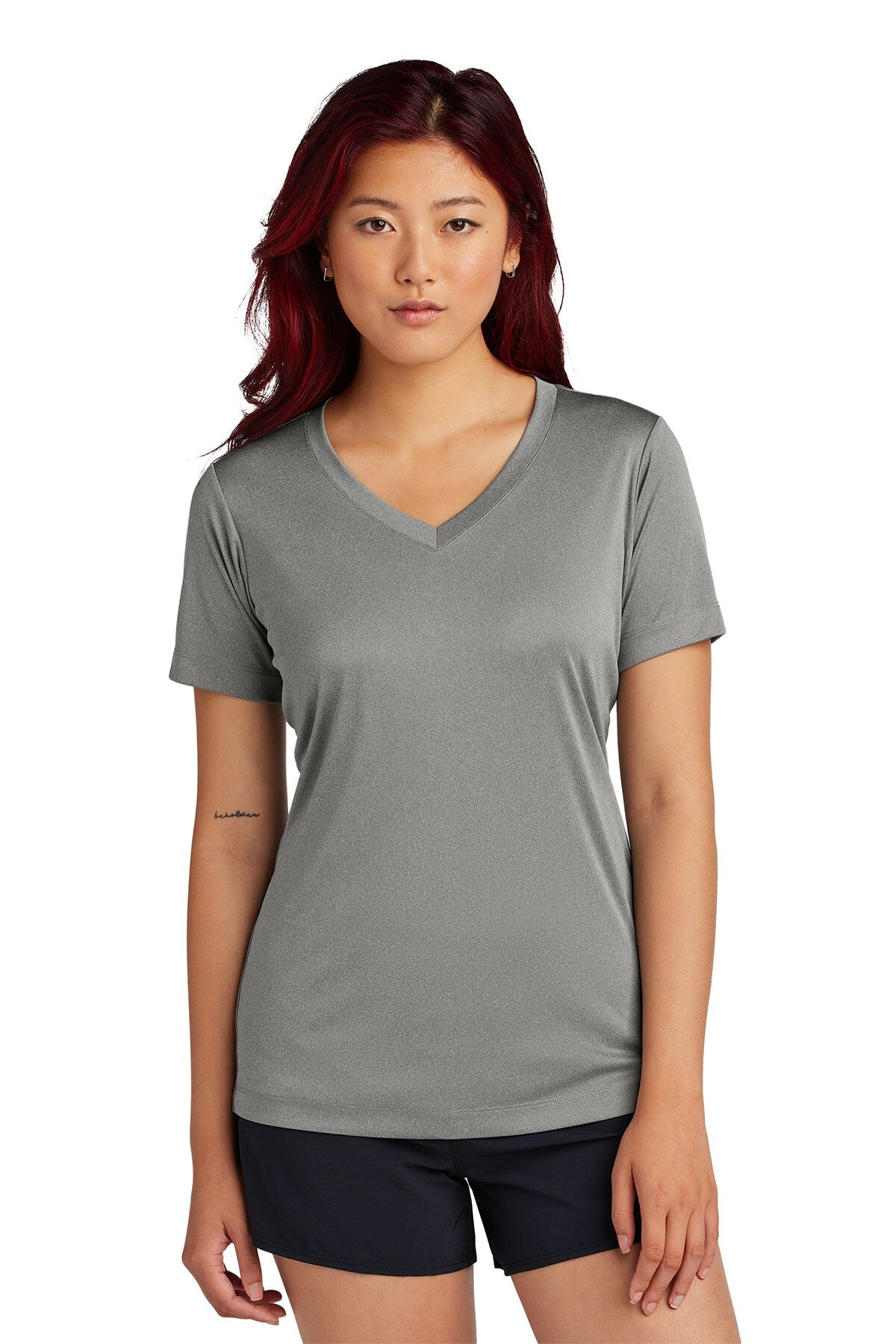 Sport-Tek® Ladies Posi Charge V-Neck Short SleeveTee
