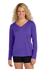 Sport-Tek® Women's Long Sleeve PosiCharge Competitor V-Neck Tee