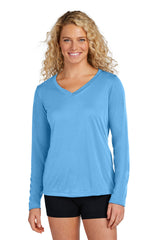 Sport-Tek® Women's Long Sleeve PosiCharge Competitor V-Neck Tee