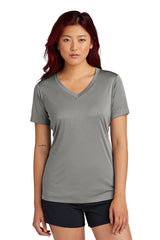 Sport-Tek® Ladies Posi Charge V-Neck Short SleeveTee