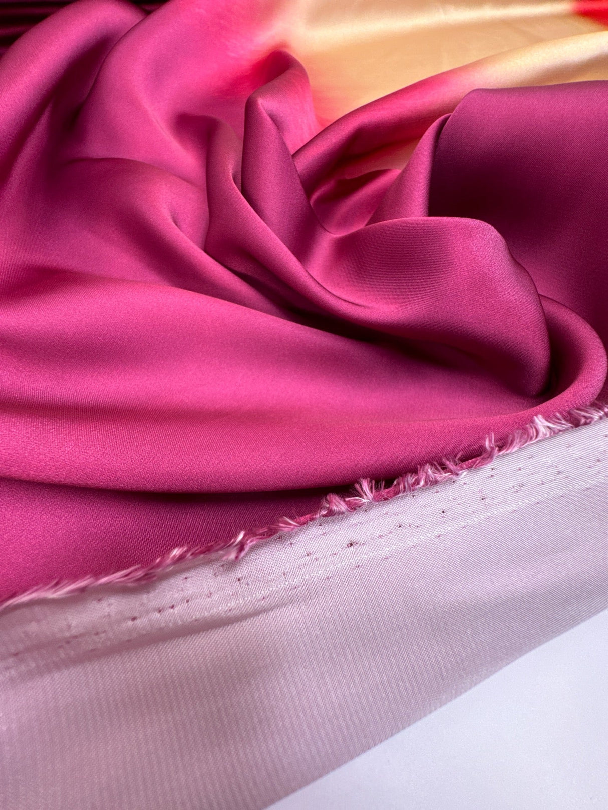 Polyester Sateen Degradé Multicolour