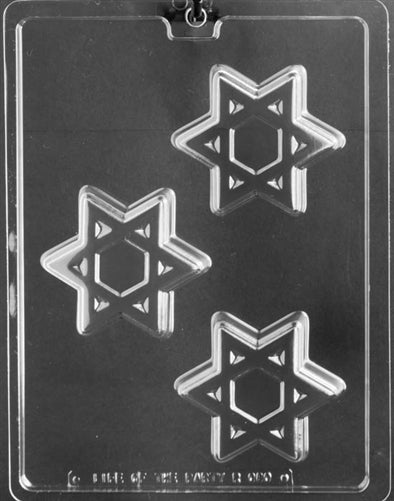 Jewish Star Sandwich Cookie Chocolate Mold - LPR080