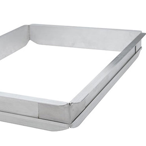 Winco Aluminum Sheet / Bun Pan Extender 2" High, Full Size (fits 18 x 26 pan)