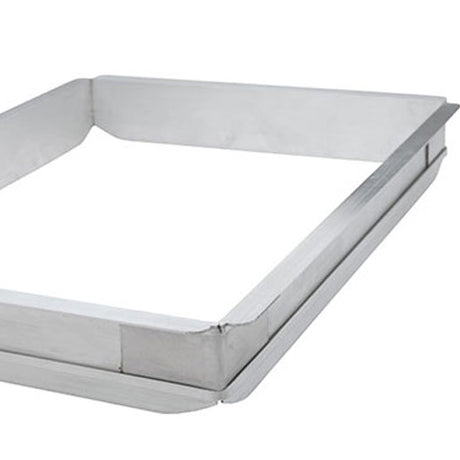 Winco Aluminum Sheet / Bun Pan Extender 2" High, Full Size (fits 18 x 26 pan)