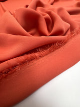 Orange Polyester Crepe