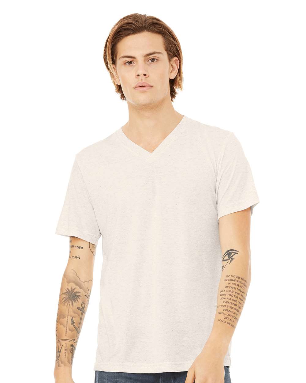 BELLA + CANVAS® Triblend V-Neck Short Sleeve Tee