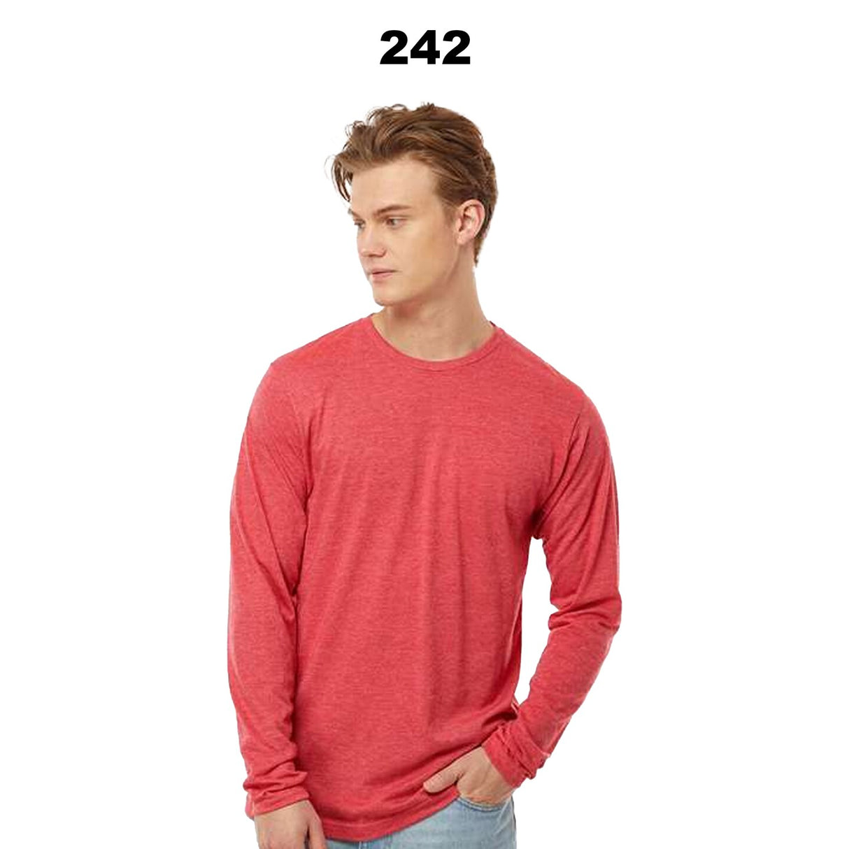Tultex® Poly-Rich Crew Neck Long Sleeve T-Shirt