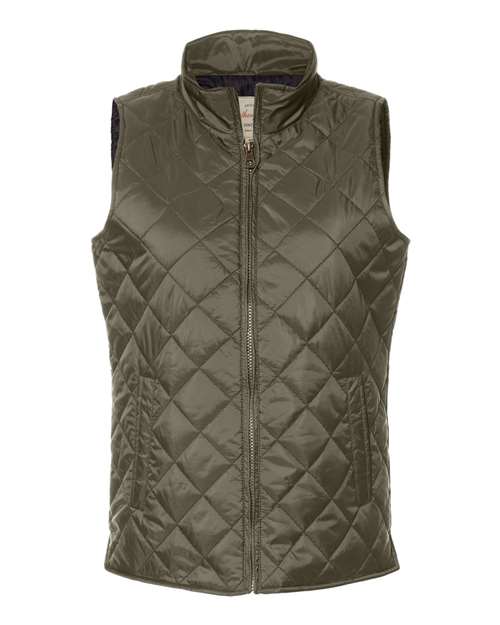 Women's Vintage Diamond Quilted Vest