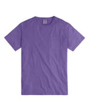 Camiseta unisex teñida de prenda con bolsillo