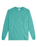 ComfortWash by Hanes Unisex Garment-Dyed Long Sleeve T-Shirt With Pocket