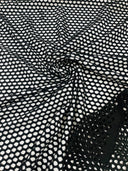 Big Hole Fishnet Mesh Polyester Nylon Spandex Fabric - Big Hole, 4-Way Stretch, 60" Width, 170 GSM, 1.04 Mm (1 Yard)