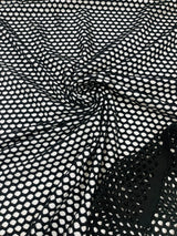 Big Hole Fishnet Mesh Polyester Nylon Spandex Fabric - Big Hole, 4-Way Stretch, 60" Width, 170 GSM, 1.04 Mm (1 Yard)
