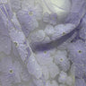 Beaded 3D Floral Lace Fabric 52" Wide