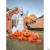8.5' Long Inflatable Pumpkin Patch Yard Decoration