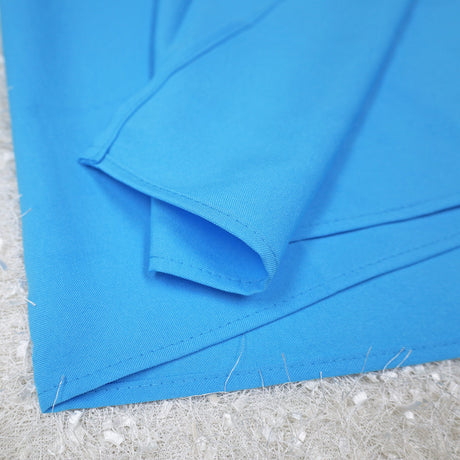 Square Polyester Table Overlay 54x54 Turquoise