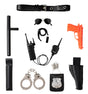 Complete kids police officer pretend play costume kit