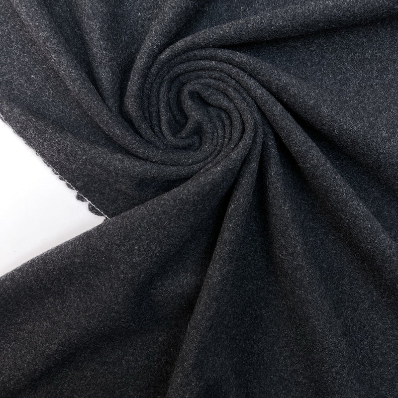 Wool Tweed Gray Shades Fabric