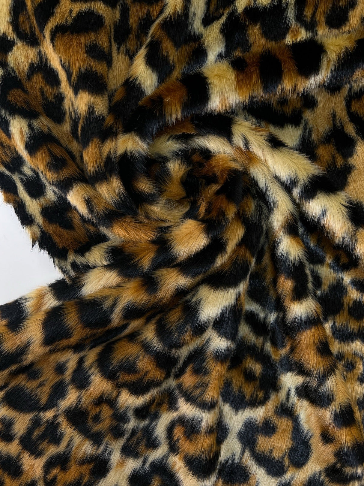 Faux Fur Modacrylic Brown Beige