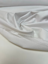 Cotton Viscose Fabric White