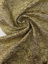 Silk Lurex Jacquard Floral Gold