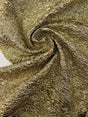 Silk Lurex Jacquard Floral Gold