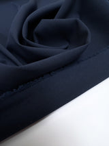 Blue Wool Elastane Gabardine