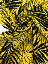 Wool Floral Print Yellow