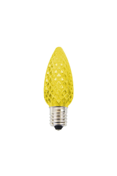 C9 Wonderful LED SMD Bulb (25 bulbs/bag) - Faceted, Yellow