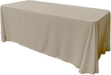 Rectangular Seamless Polyester Poplin Fabric - 86" X 120", Multiple Colors (1 Piece)