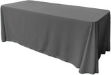 Rectangular Seamless Polyester Poplin Fabric - 86" X 120", Multiple Colors (1 Piece)