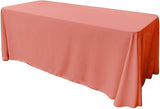 Rectangular Seamless Polyester Poplin Fabric - 86" X 120", Multiple Colors (1 Piece)