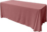 Rectangular Seamless Polyester Poplin Fabric - 86" X 120", Multiple Colors (1 Piece)