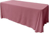 Rectangular Seamless Polyester Poplin Fabric - 86" X 120", Multiple Colors (1 Piece)
