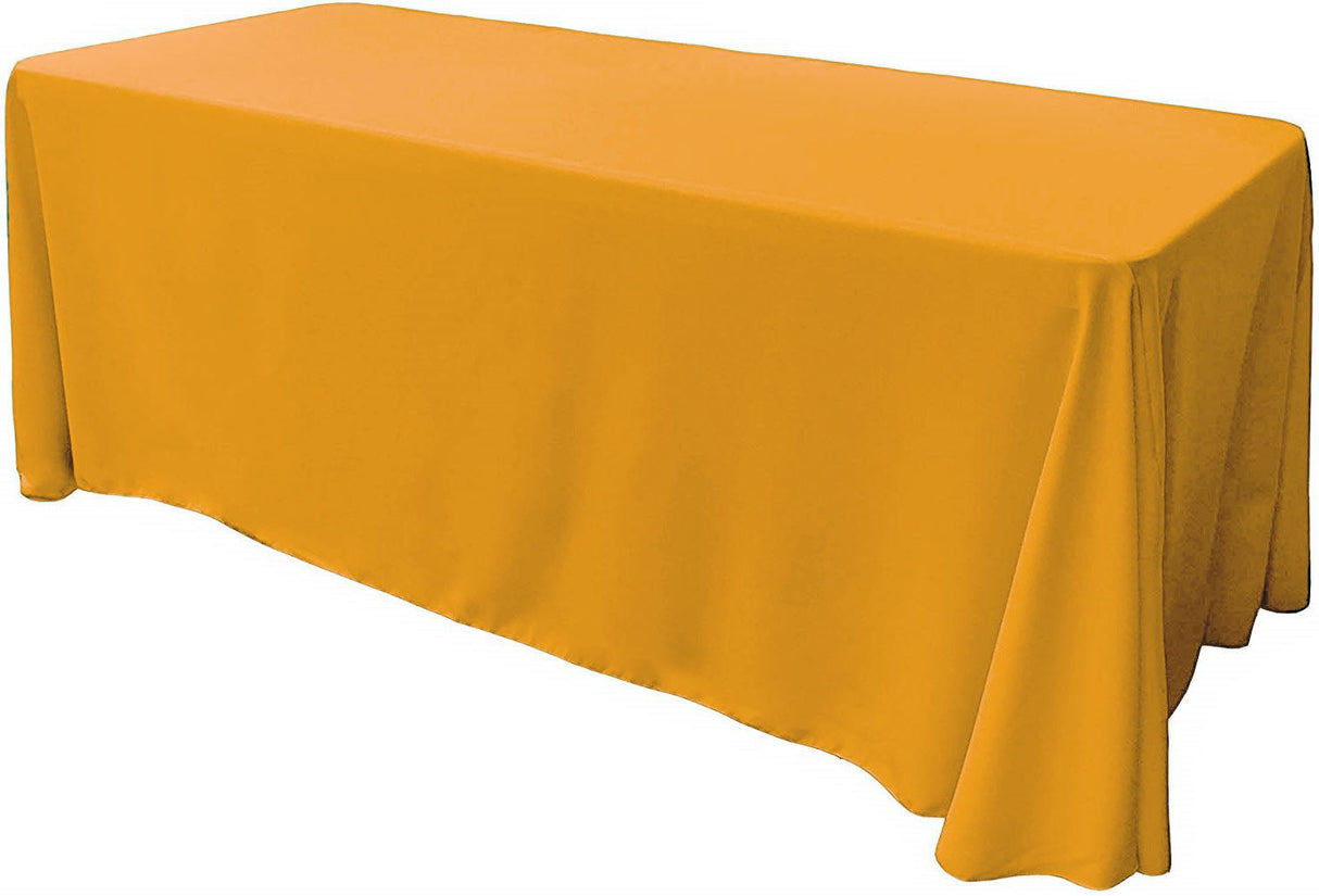 Rectangular Seamless Polyester Poplin Fabric - 86" X 120", Multiple Colors (1 Piece)