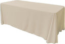 Rectangular Seamless Polyester Poplin Fabric - 86" X 120", Multiple Colors (1 Piece)