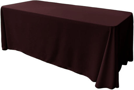 Rectangular Seamless Polyester Poplin Fabric - 86" X 120", Multiple Colors (1 Piece)