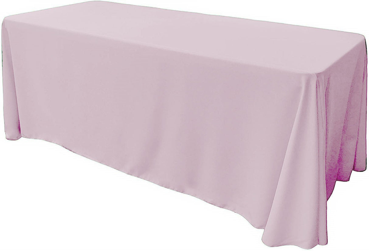 86" X 132" Rectangular Seamless Polyester Poplin Fabric - Rectangular Seamless, Party Wedding Tablecloth, 86" X 132" (1 Piece)