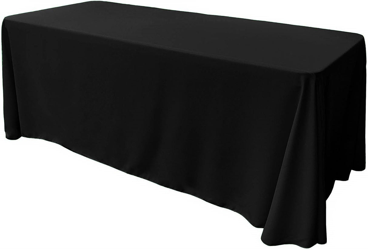 86" X 132" Rectangular Seamless Polyester Poplin Fabric - Rectangular Seamless, Party Wedding Tablecloth, 86" X 132" (1 Piece)