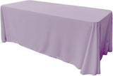 86" X 132" Rectangular Seamless Polyester Poplin Fabric - Rectangular Seamless, Party Wedding Tablecloth, 86" X 132" (1 Piece)